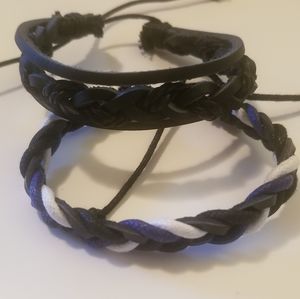 Leather Cuff bracelets!